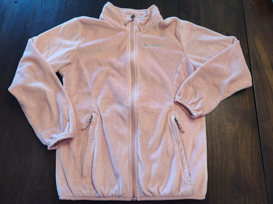 Seller 185:  Columbia Light Pink zip-up jacket Girls 10/12