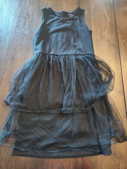 Seller 185:  Lands End Girls Dress Size 10 Black Tulle Dress