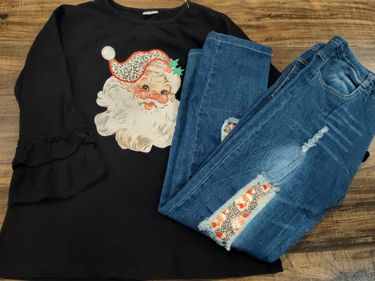 Seller 185:  Christmas Boutique Outfit, fits like a 12 girls