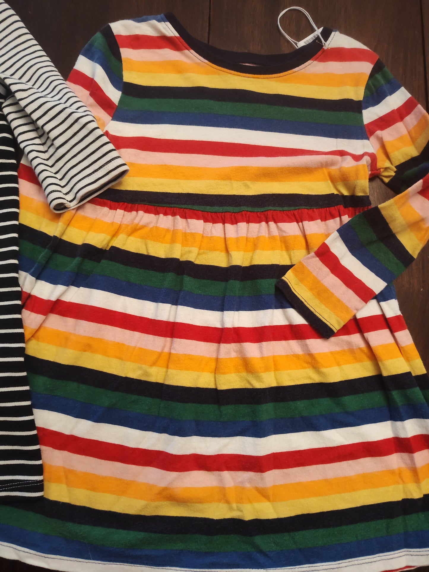 Seller 185 Girl's Oshkosh Old Navy set of Striped Dresses Size 4
