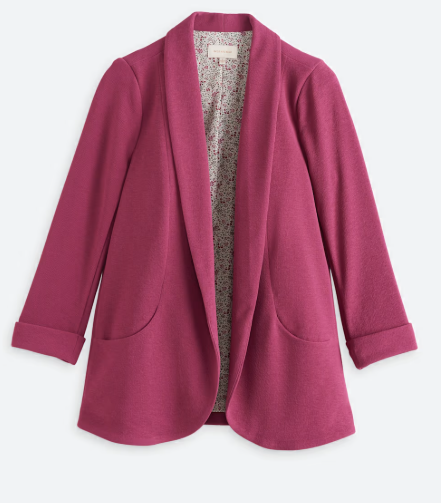 #154 Skies Are Blue Blazer Women's L NWT