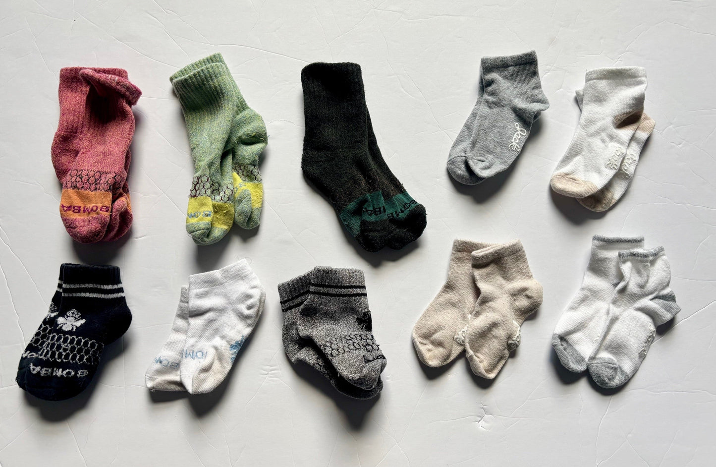 #43 Bombas and Cat and Jack Toddler Sock Bundle (10) VGUC