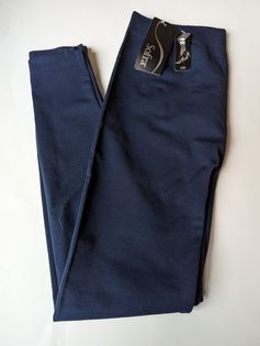 Sofra leggings, navy blue, NWT, women Size Medium Long