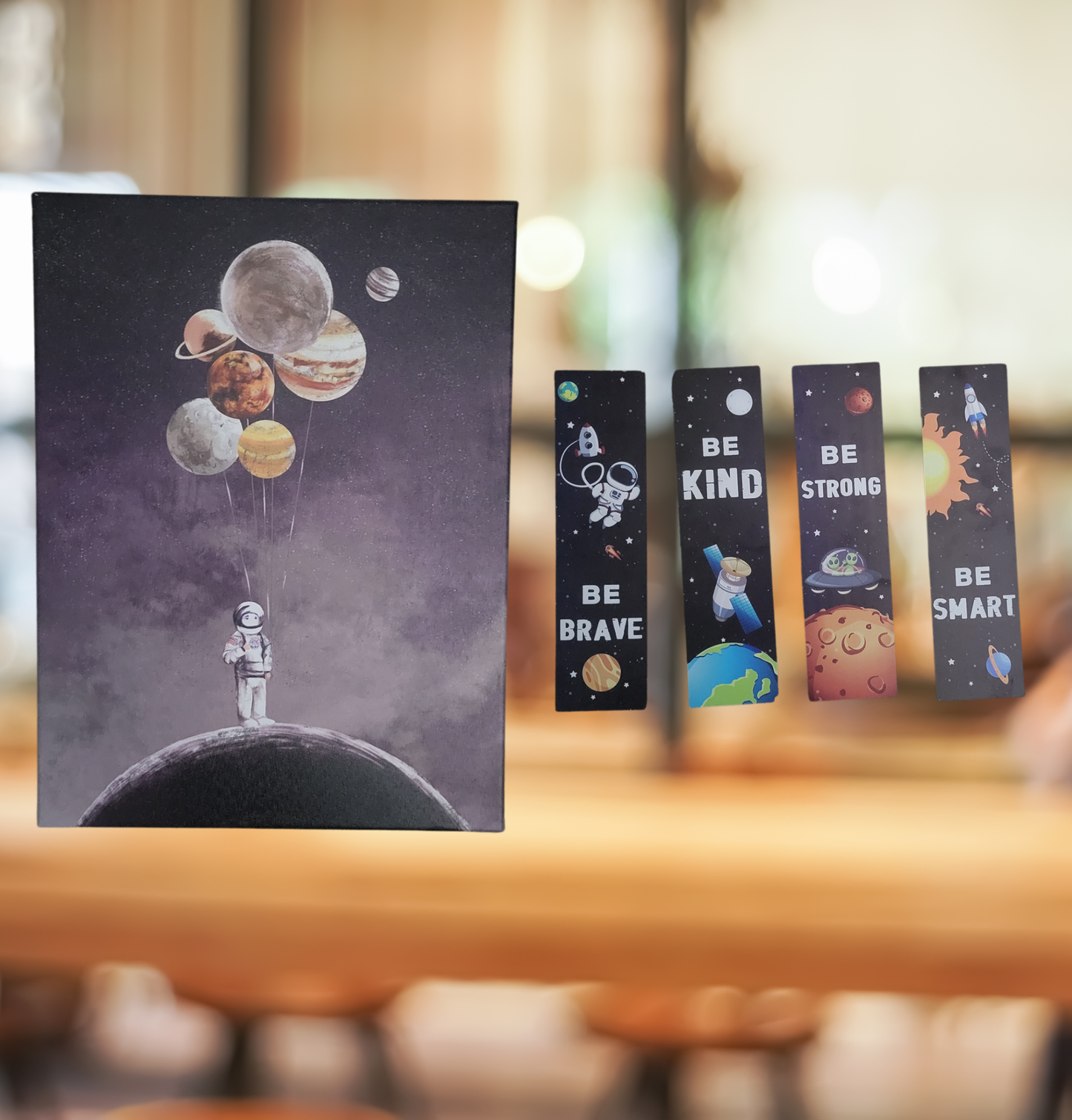 #59 Space Art Set 12x16 Canvas with 4 wall hangings