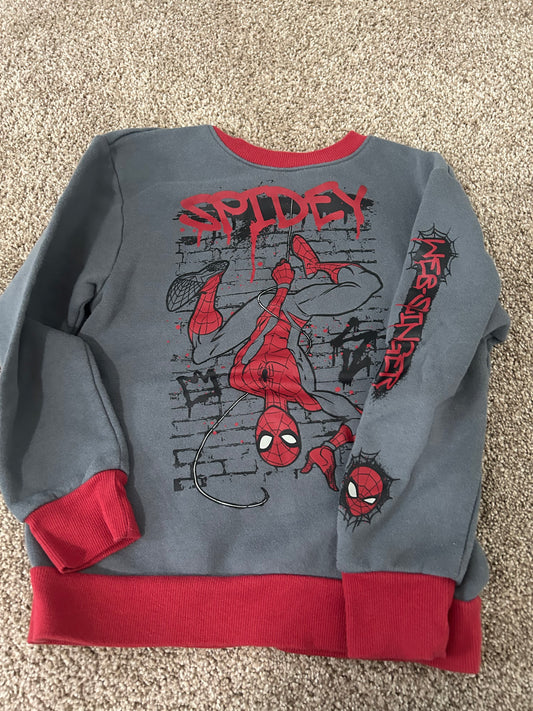 SELLER 26: Spidey Sweatshirt Size Medium EUC