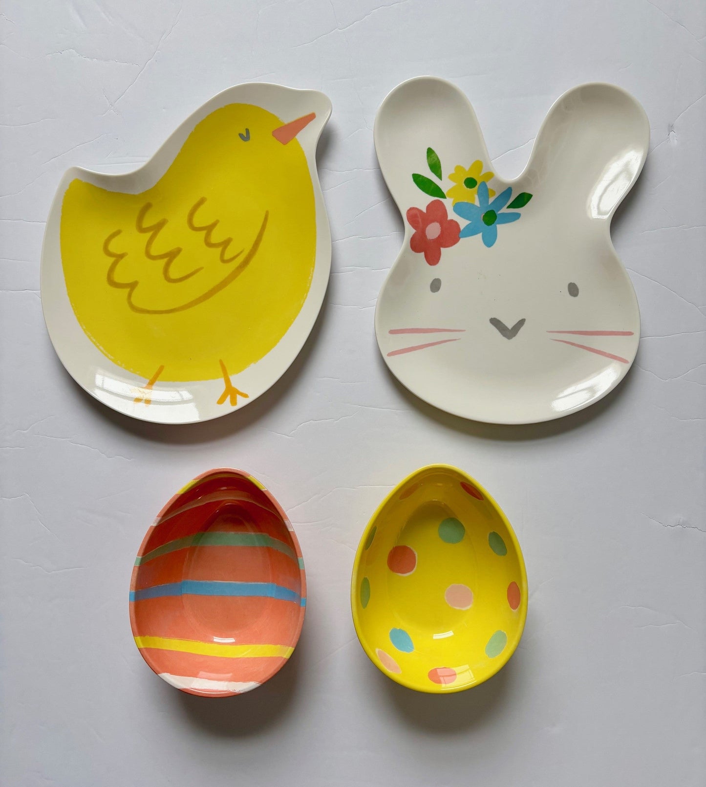 #43 Spritz Easter Plate and Bowls *REDUCED