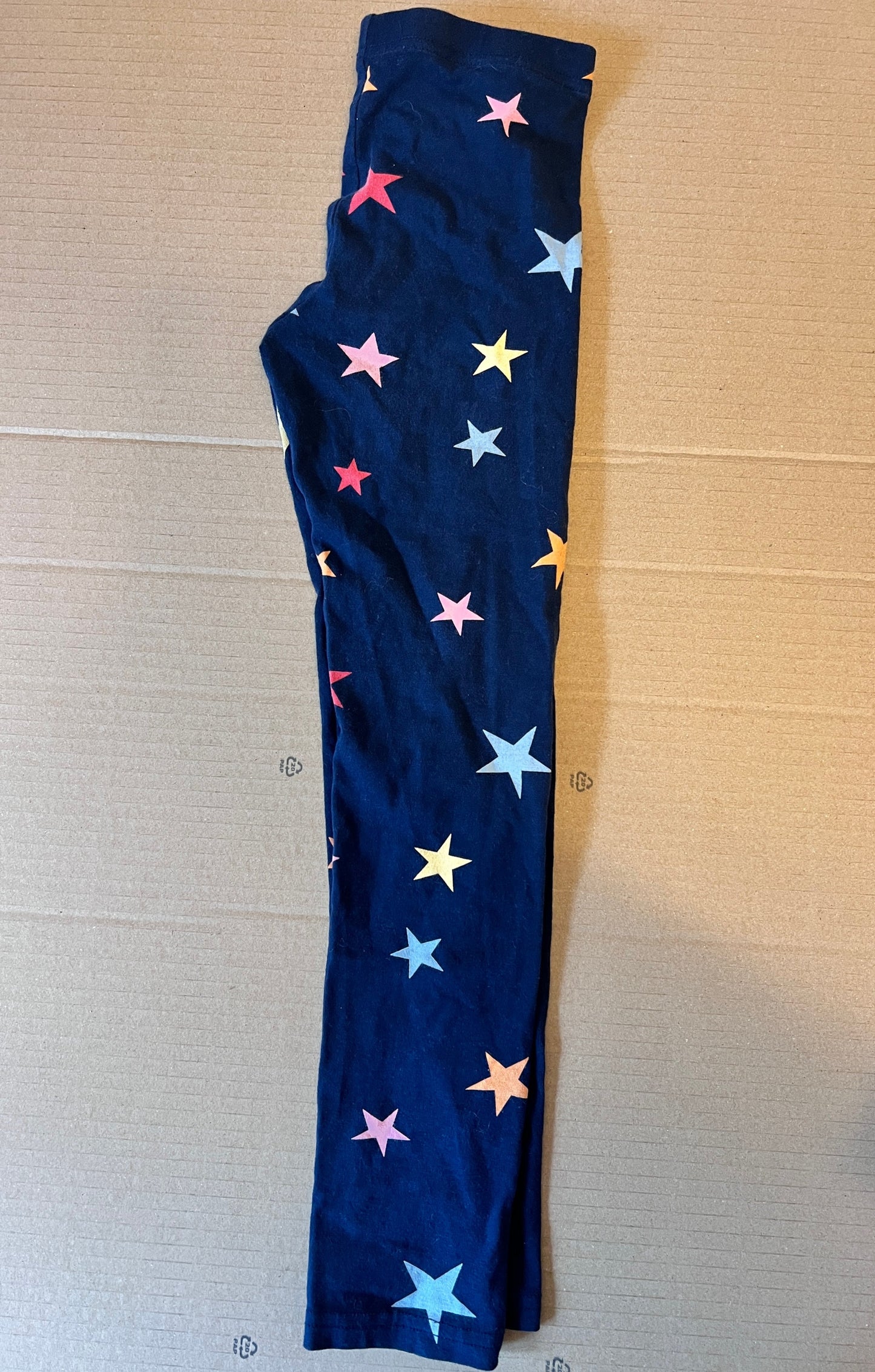 #176 - Cat & Jack Navy girls blue star leggings | M