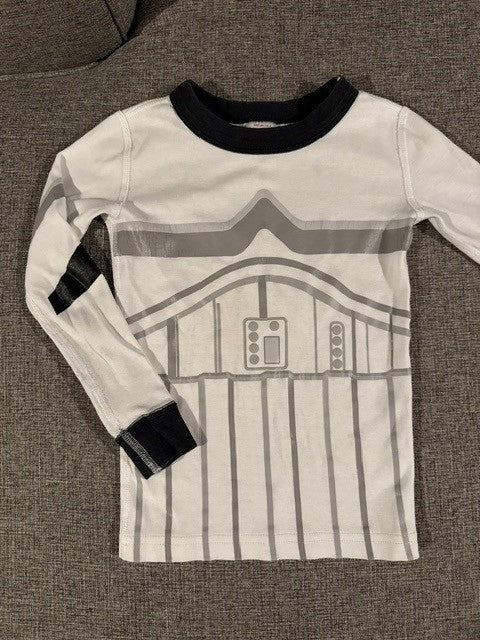 Seller #179 | Hanna Andersson Stormtrooper Pajamas | Toddler 4T