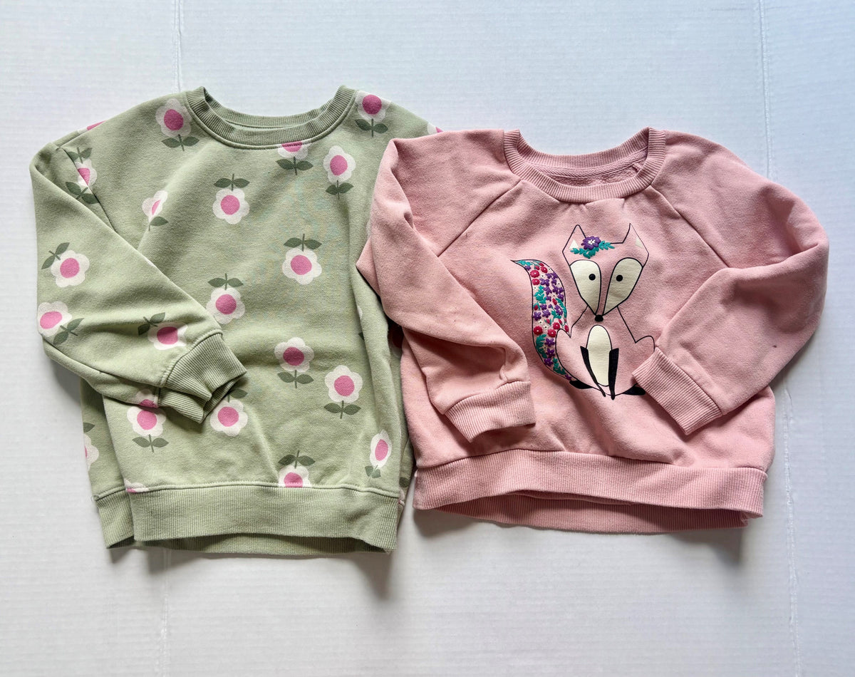 #154 Lightweight Sweatshirts Girls 4 EUC-VGUC