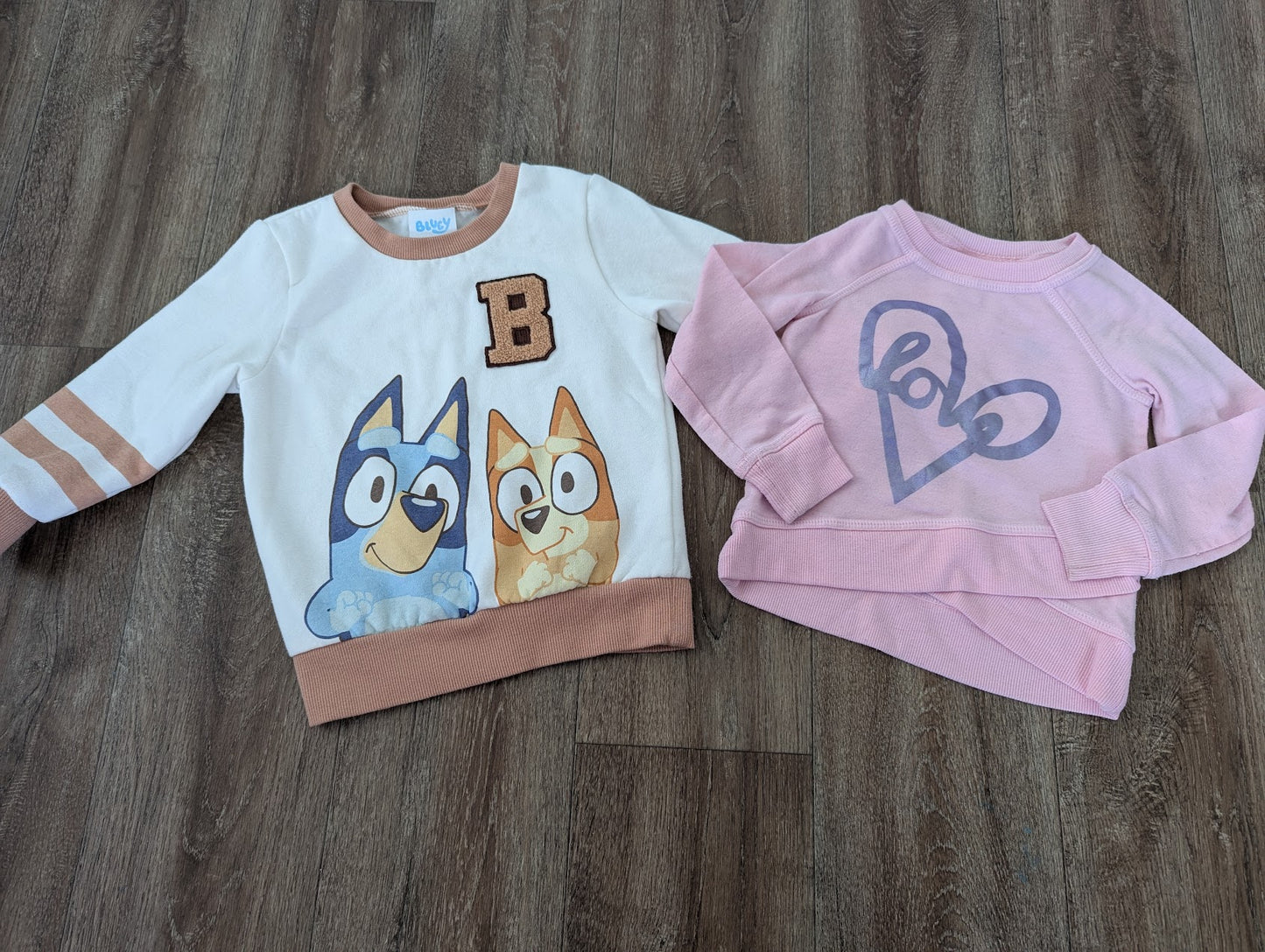 #144 - Girls Sweatshirt Bundle Size 2T Bluey