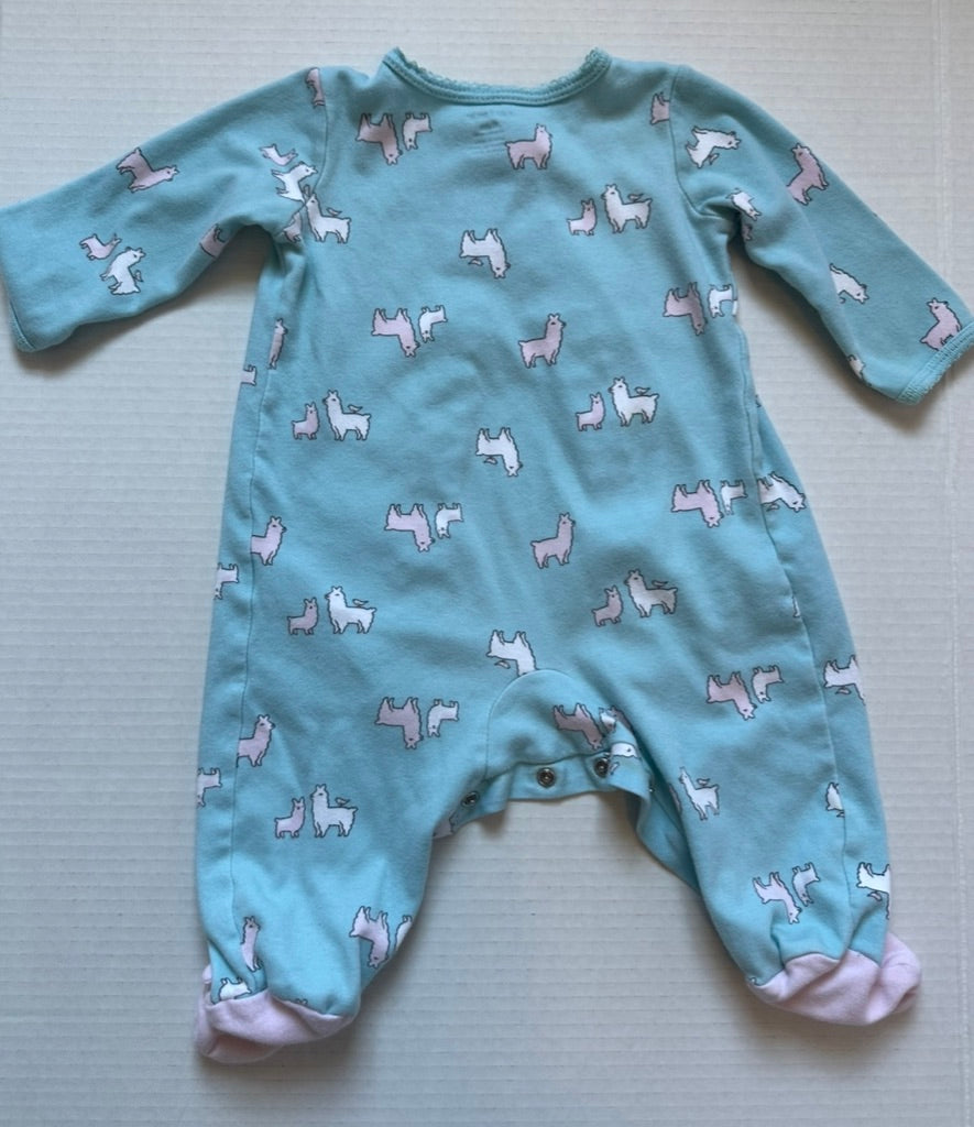 #146 Carter's Llama Sleeper Girls 6M