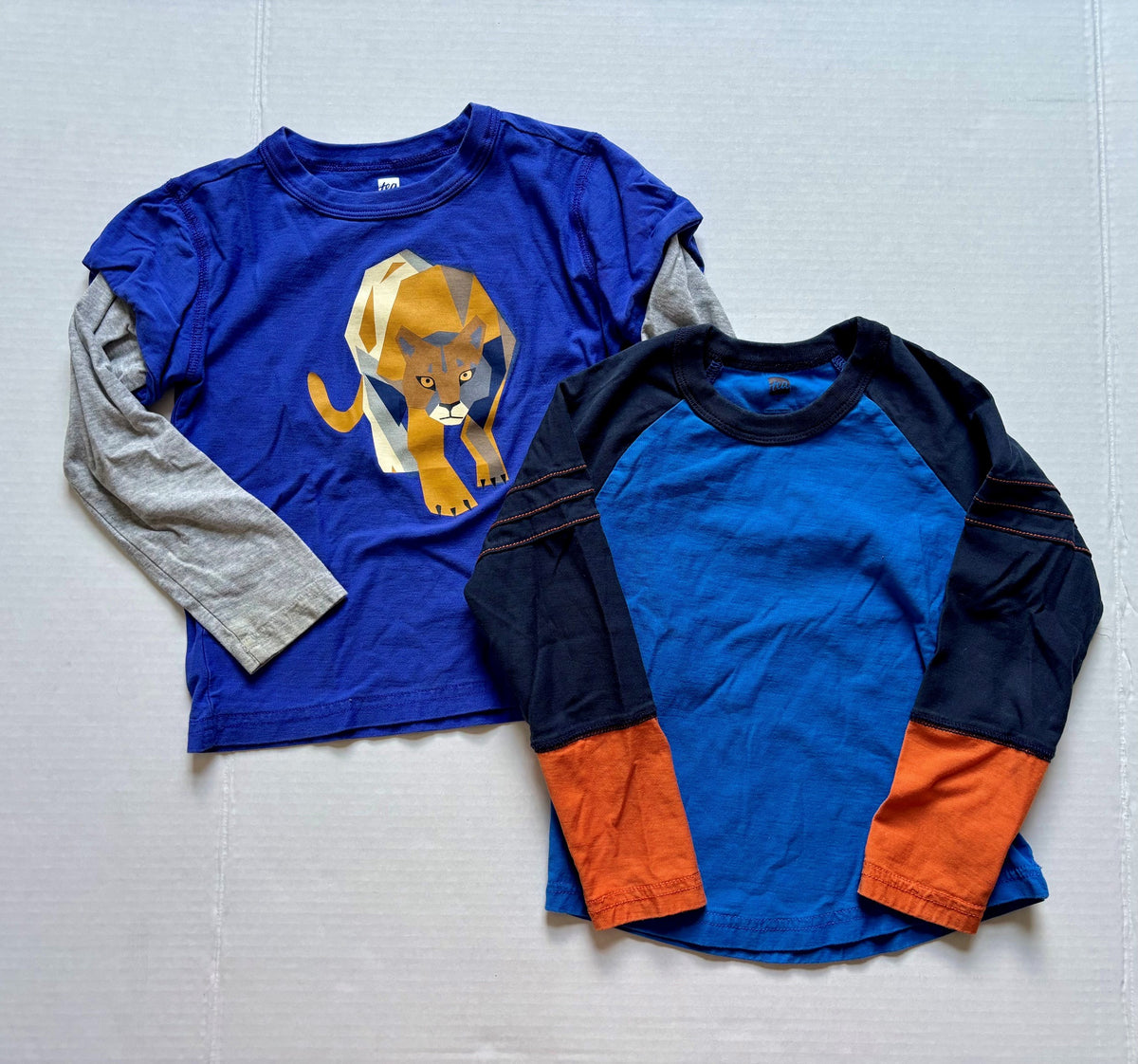 #154 Tea Collection Long Sleeve Shirts Boys 4 EUC-GUC