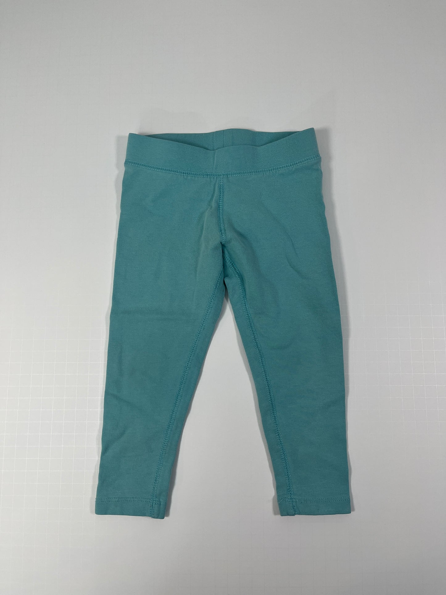 PPU 45242 2T girls primary brand teal classic leggings