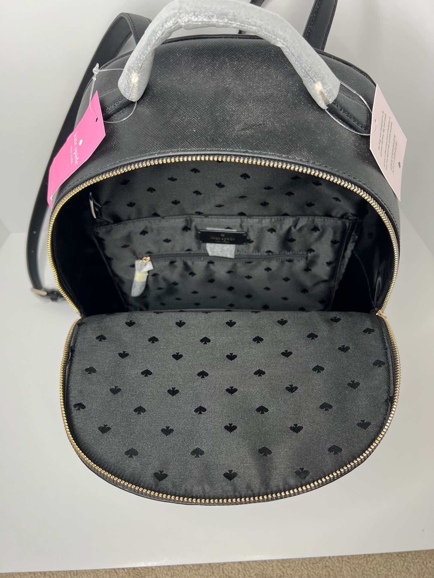 Kate Spade Perry Leather Large Black Backpack- NWT