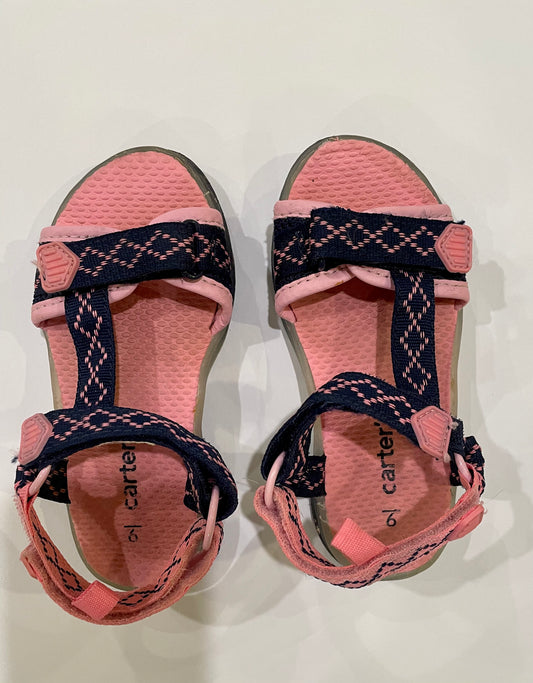 Girls size 9 sandals, carters