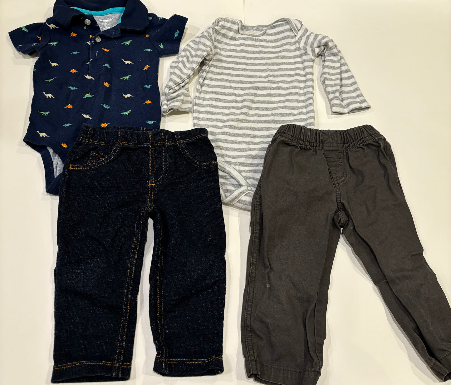 Boys 12 mo outfits, carters