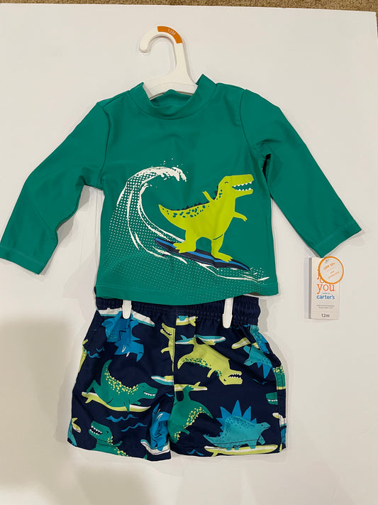 Boys 12 mo swim, new with tags, carters