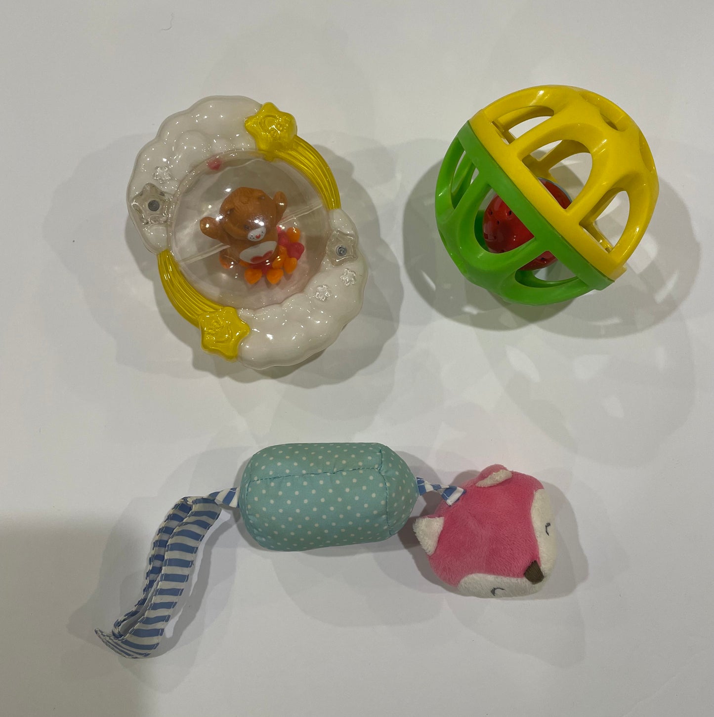 Baby toys, shaker ball and rattle