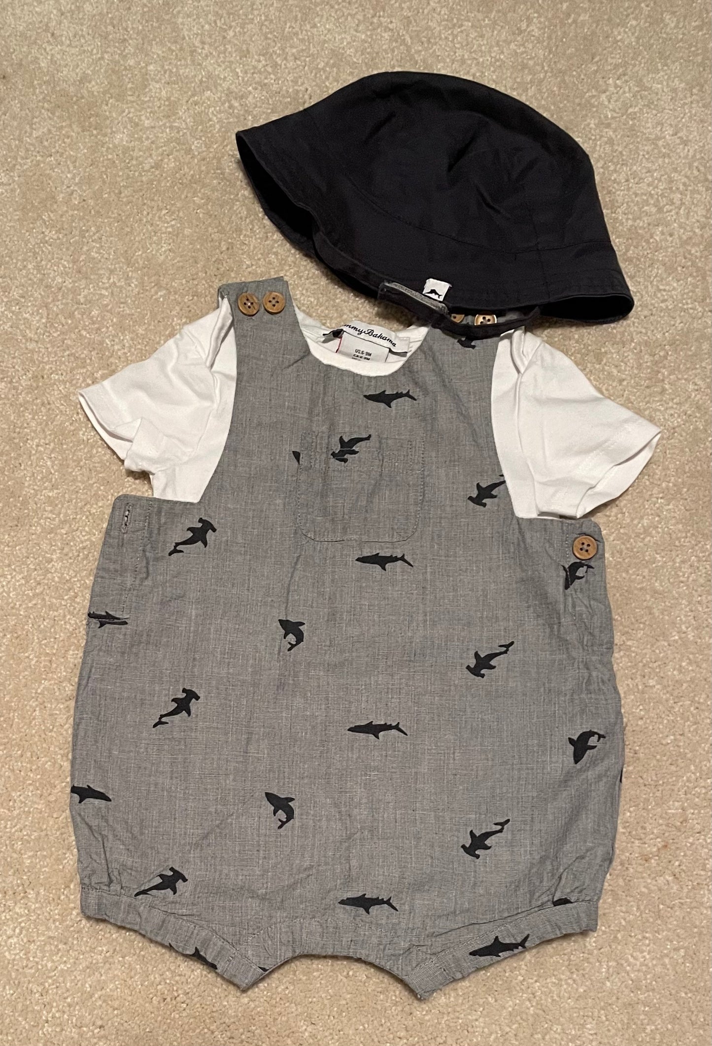 Tommy Bahama Boys 3 piece outfit 6-9M