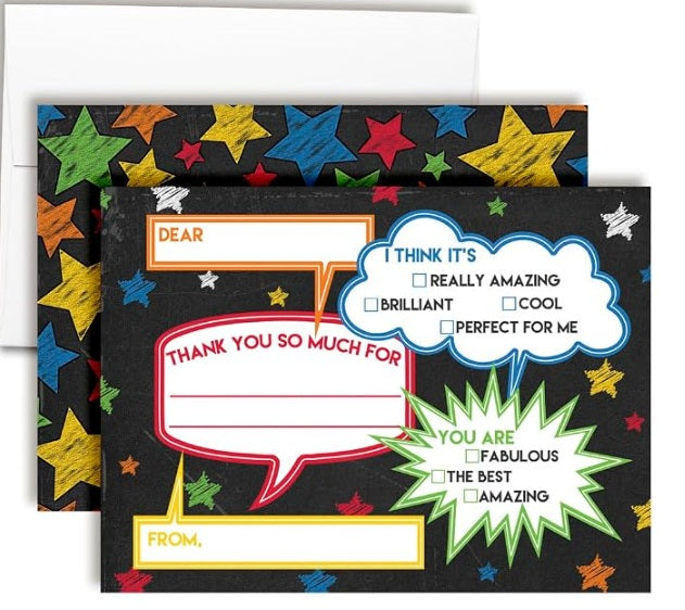 #3 Set of 10 Thank You postcards, envelopes included, unopened package