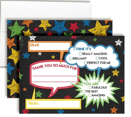 #3 Set of 10 Thank You postcards, envelopes included, unopened package