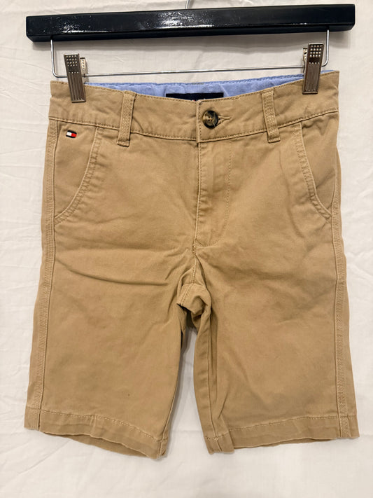 #143 Tommy Hilfiger khaki shorts boys size small (S 8)