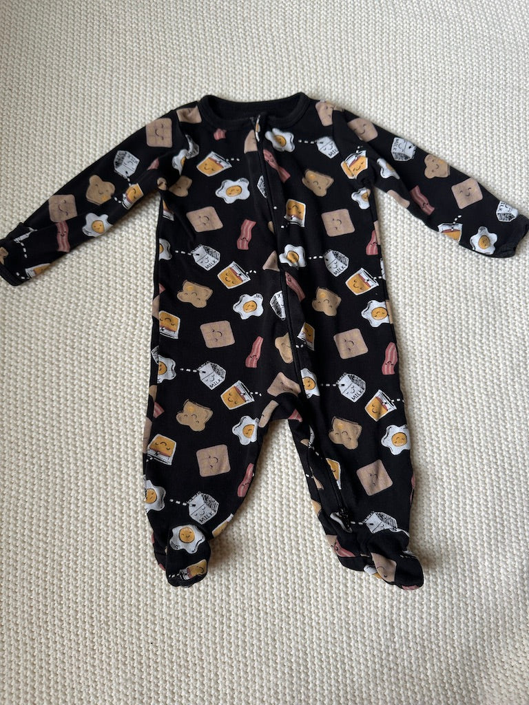 #146 Wonder Nation Breakfast Food Sleeper Gender Neutral 3-6m