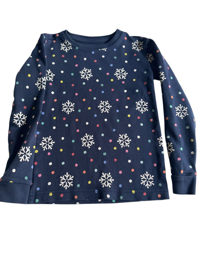 #146 Primary Winter Snowflake Pajama Set Gender Neutral 4T