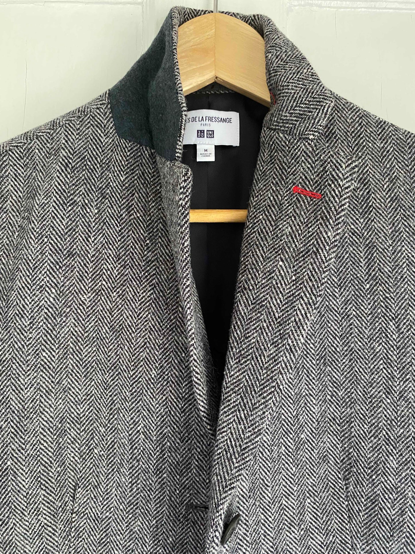 #95B NWT Uniqlo x Ines de la Fressange Collaboration, Tweed Jacket, Women's M