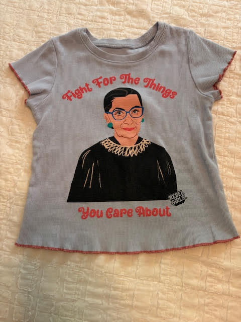 Seller 47 Rebel Girls RBG tee, size M