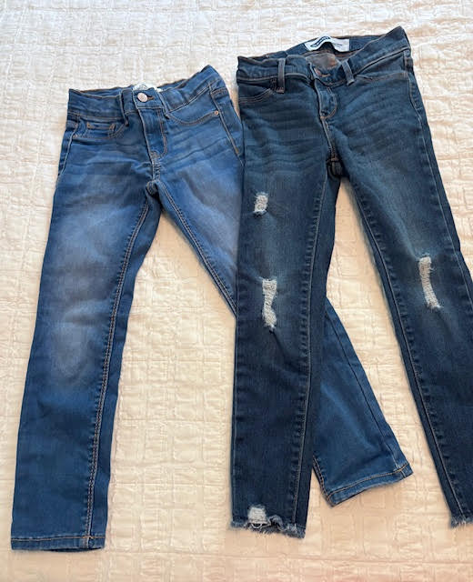 Seller 47 2 pairs jeans, Jordache & Old Navy, size 6, like new