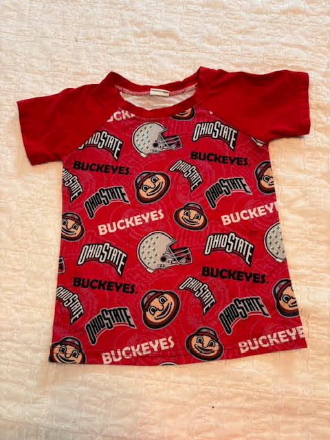 Seller 47 Ohio State Buckeyes tee, 4T, super soft EUC