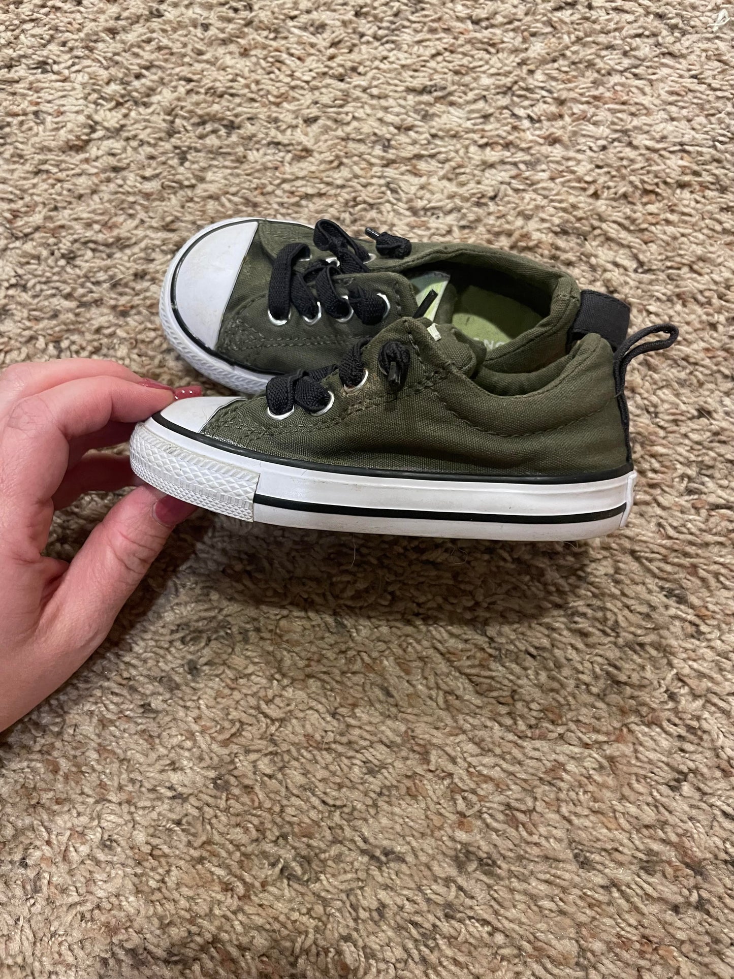 Seller #104 - Toddler Low Top Converse Slip-Ons - Size 5 REDUCED