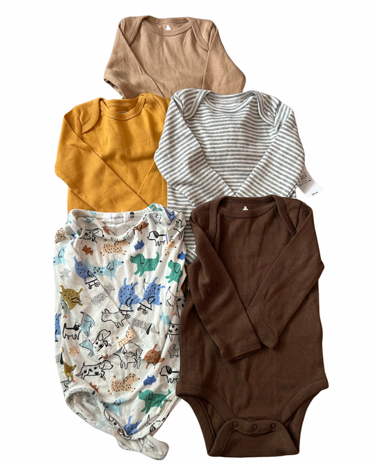 REDUCED Seller #29 Mixed Brand Onesie Bundle Boys Size 3-6 Months NWT/EUC