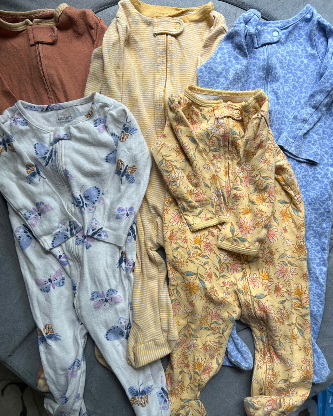 Seller #134 Mixed Brander Sleeper Bundle Girls 6-9/9 Months