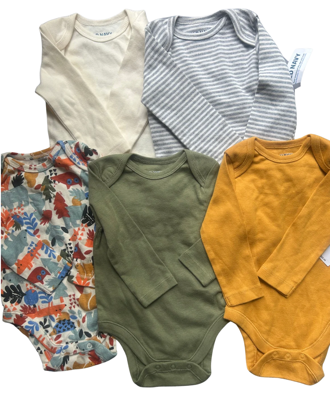 Seller #134 Old Navy Long Sleeve Onesie Bundle Boys 3-6 Months