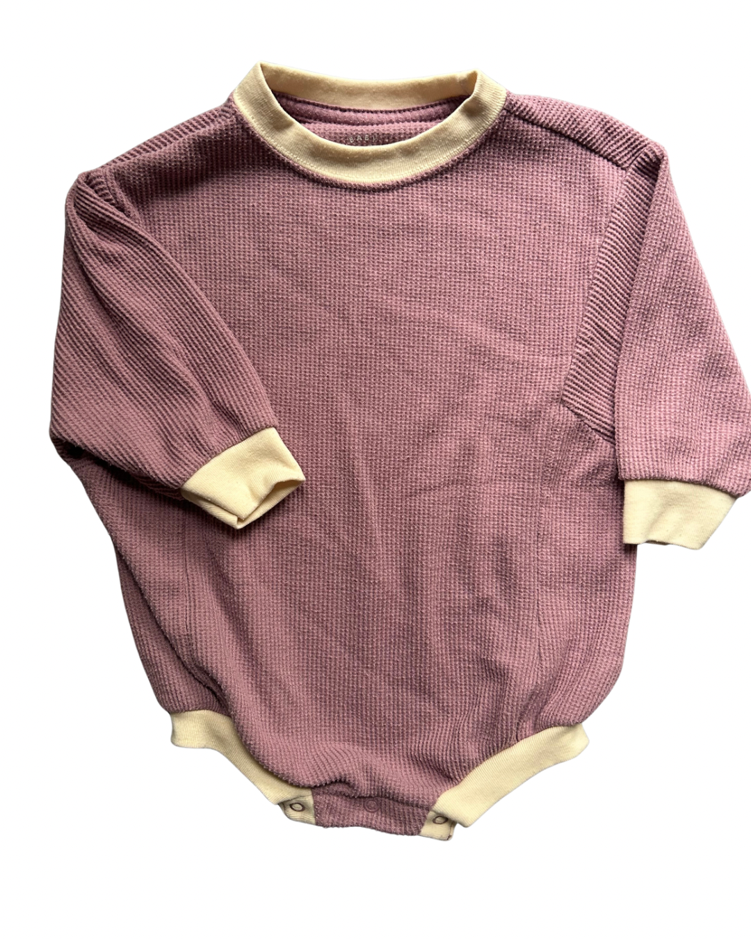 Seller #134 Cat & Jack Purple Waffle Onesie Girls 6-9 Months