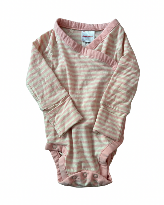 REDUCED Seller #29 Hanna Andersson Layette Bodysuit Girls 3-6 Months EUC