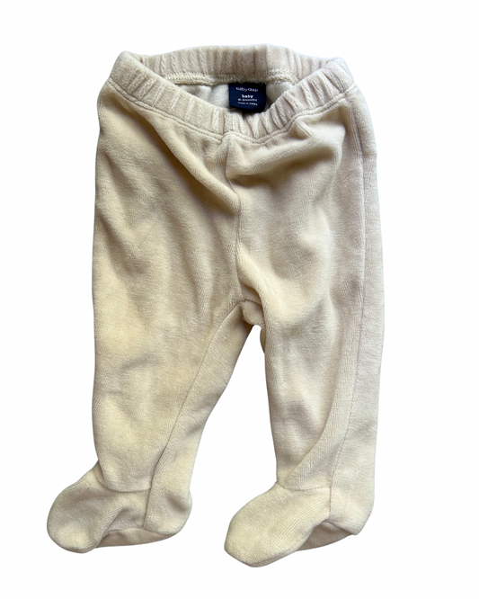 Seller #134 Gap Velour Tan Footed Pants Girls 0-3 Months