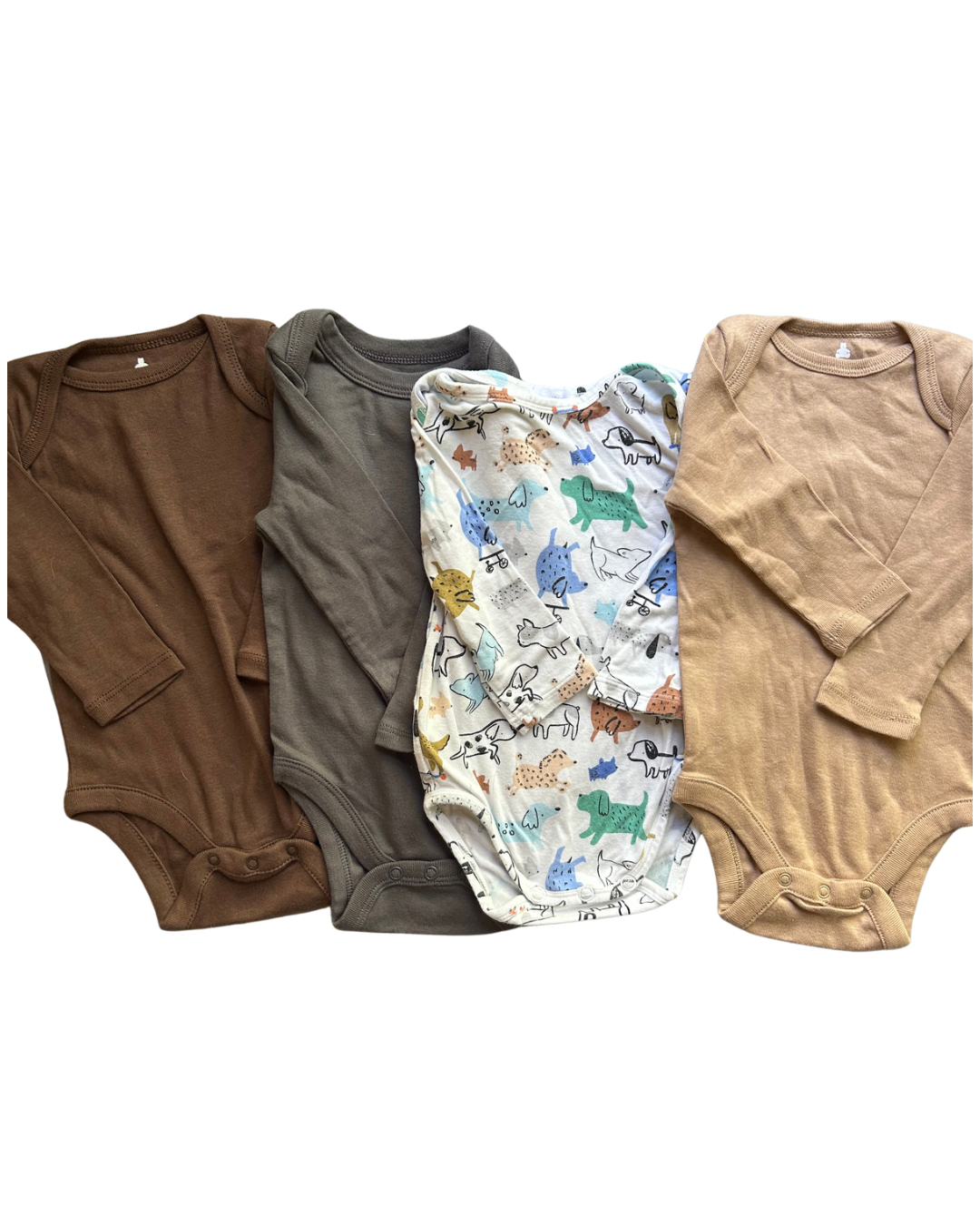 Seller #134 Mixed Brand Long Sleeve Onesie Bundle Boys 3-6 Months