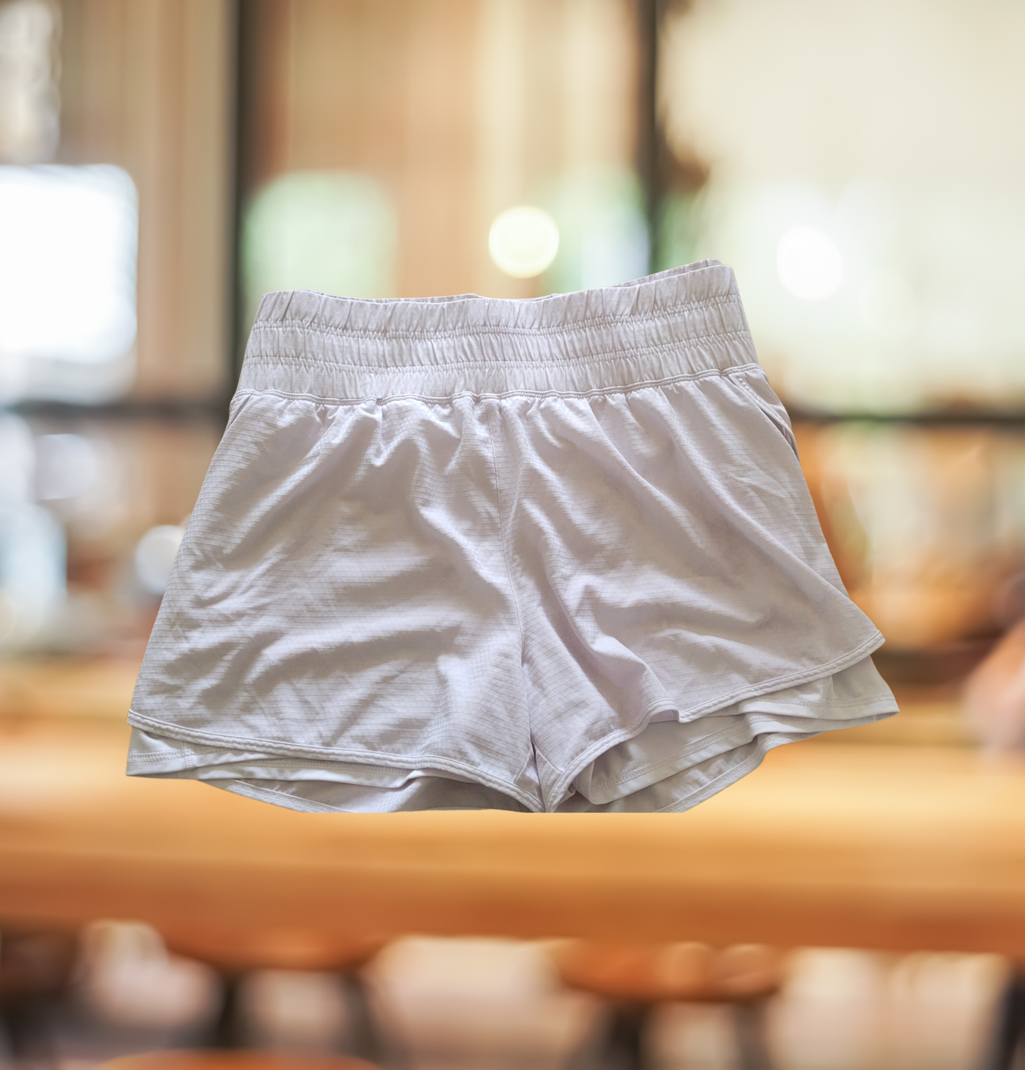 #59 Womens White Athletic Shorts Size 2X