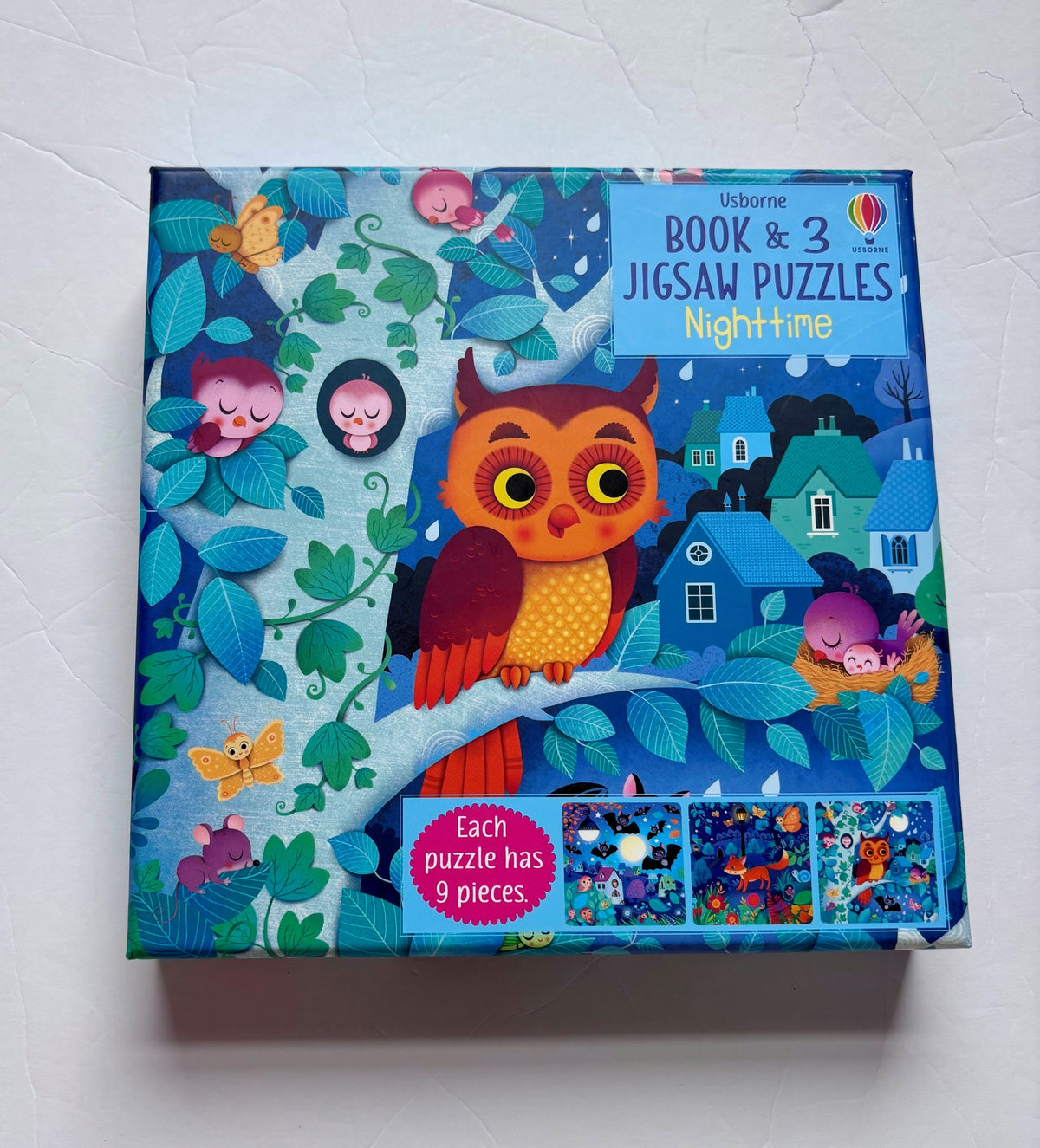 #154 Usborne Book and 3 Puzzle Set