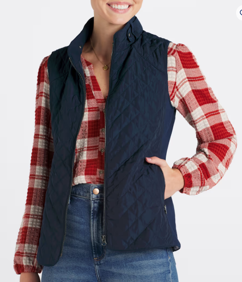#154 41 Hawthorn Quilted Vest Women's XXL VGUC