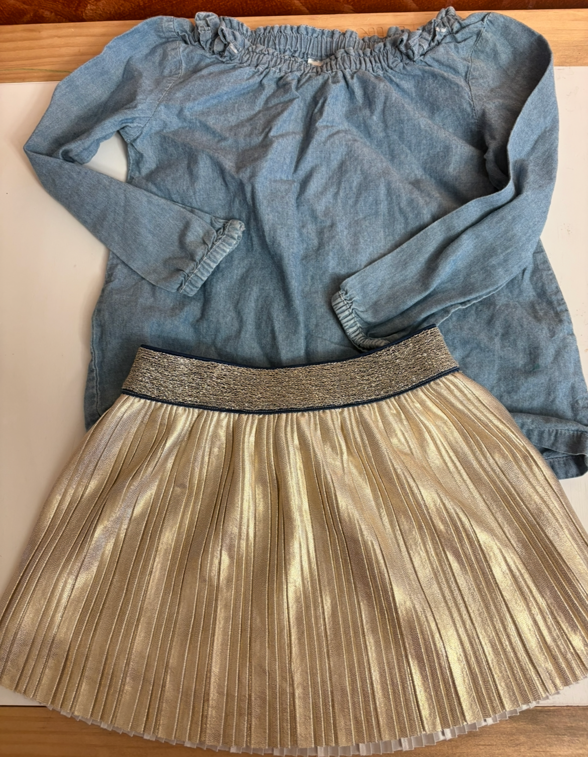 #35 REDUCED Kate Spade Skirt with Carters Top