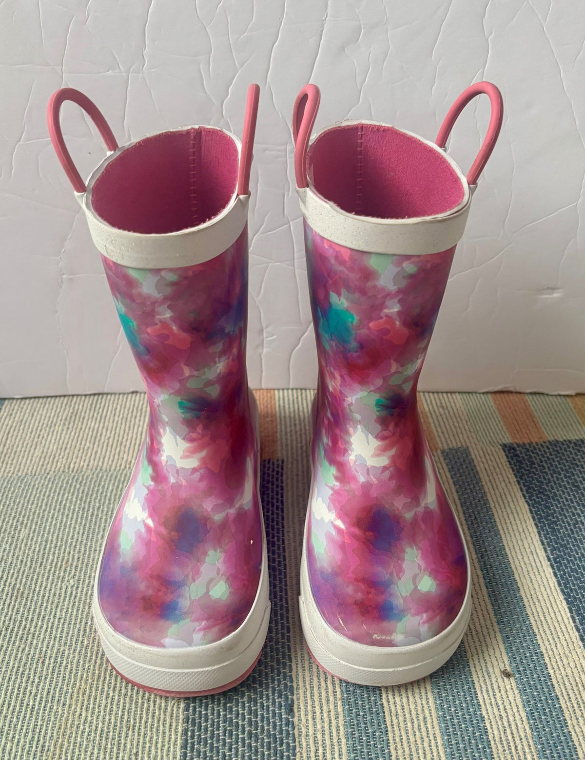 #154 Western Chief Rain Boots Girls Size 10 EUC
