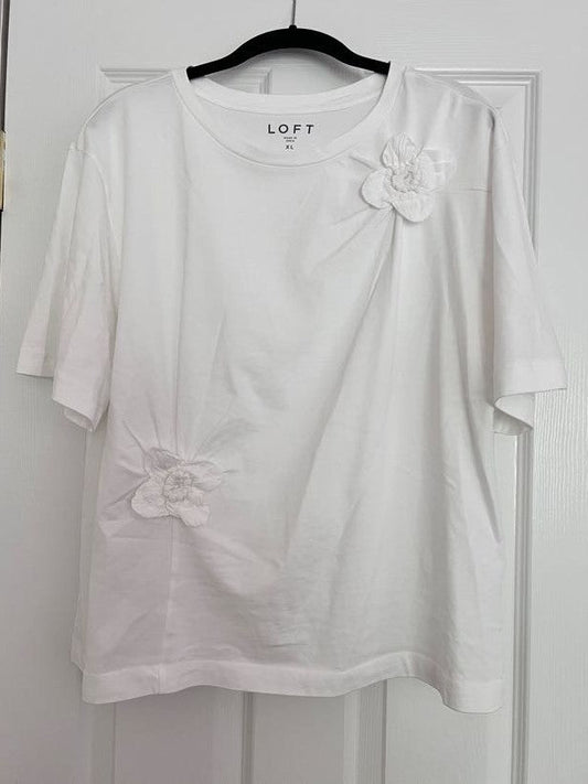 #176 - Loft women's shirt with flowers | XL