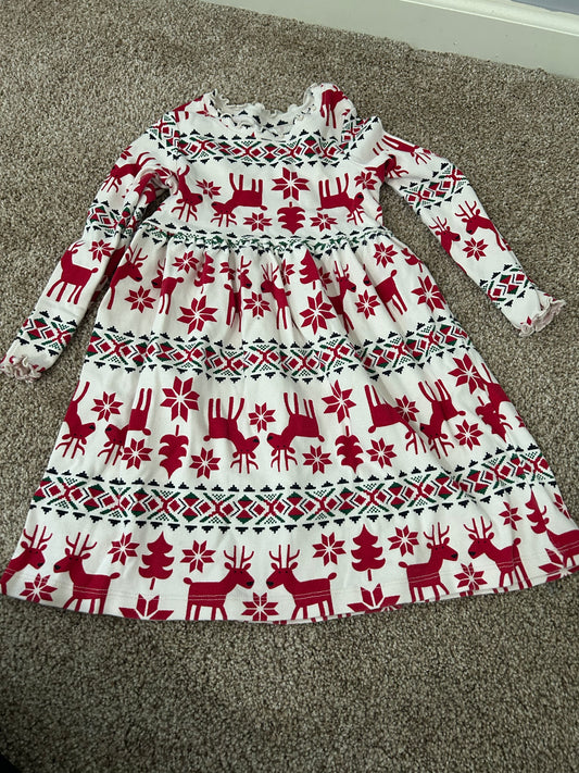 SELLER 26: HA Reindeer Twirl Dress 4T VGUC