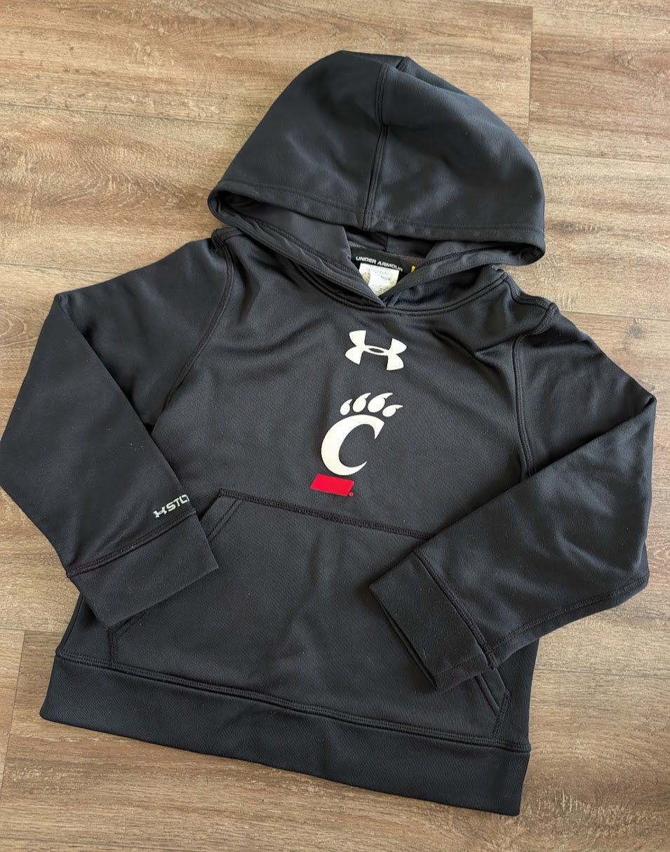 #8 Boys Under Armour UC Hoodie Size Youth XSM