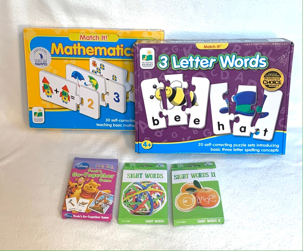 Seller #151 - REDUCED - Preschool Learning Games / Flashcards