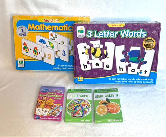Seller #151 - REDUCED - Preschool Learning Games / Flashcards